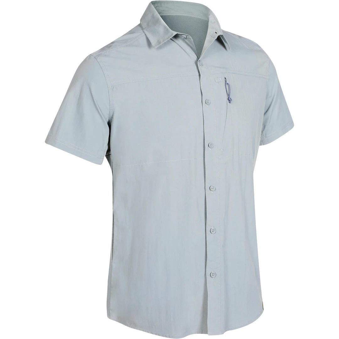 Forclaz Hiking Clothing Men’s Short Sleeved Hiking Shirt Arpenaz 500