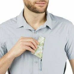 Forclaz Hiking Clothing Men’s Short Sleeved Hiking Shirt Arpenaz 500