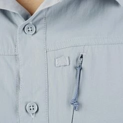 Forclaz Hiking Clothing Men’s Short Sleeved Hiking Shirt Arpenaz 500