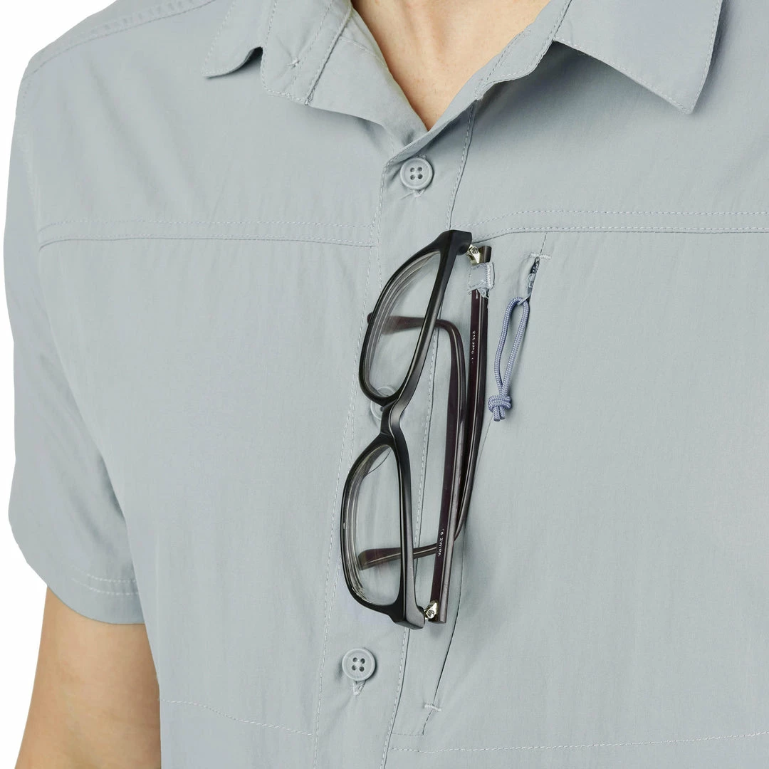 Forclaz Hiking Clothing Men’s Short Sleeved Hiking Shirt Arpenaz 500