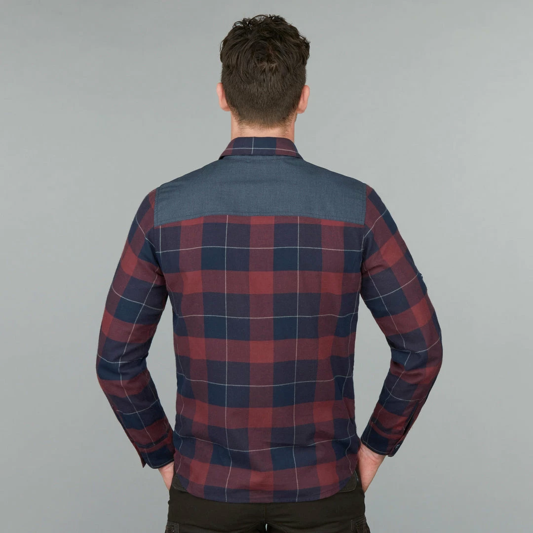 Forclaz, Organic Cotton Flannel Hiking Shirt, Men's Hiking Clothing