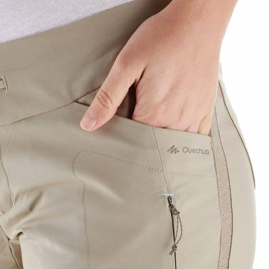 Quechua Hiking Clothing Women's Country Walking Cropped Bottoms NH500 Fresh