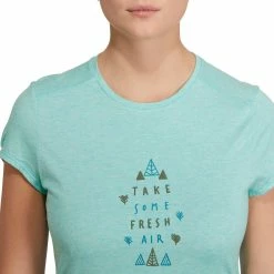 Quechua Women's Nature Hiking T-shirt Techtil 100 Hiking Clothing