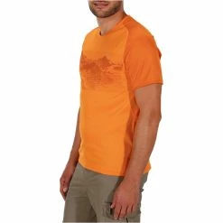 Quechua Men's Mountain Hiking T-shirt Short-Sleeve TechFRESH 100
