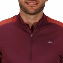 Quechua Men's Hiking Short-Sleeve Comfort T-Shirt TechFresh 100