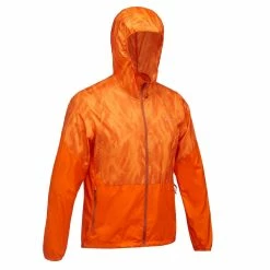 Quechua Hiking Clothing Men's Hiking Windproof Fast Jacket Helium Wind 500
