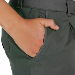 Quechua Arpenaz 100 Women's Nature Hiking Shorts - Gray Hiking Clothing