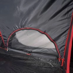 Quechua Air Seconds Fresh & Black, Inflatable Waterproof Family Camping Tent, 5 Person 2 Room Hiking Clothing