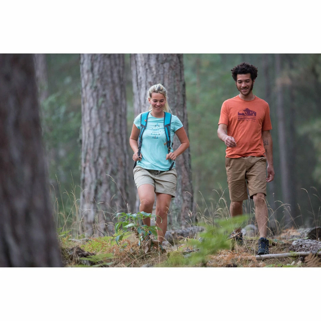 Quechua Women's Nature Hiking T-Shirt Techtil 100