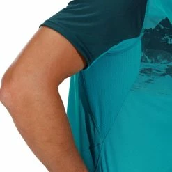 Quechua Men's Mountain Hiking T-shirt Short-Sleeve TechFRESH 100
