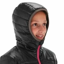 Quechua Hiking Clothing MH500, Padded Hiking Jacket, Kids’ Aged 7-15