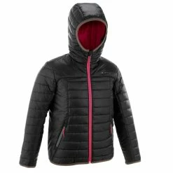 Quechua Hiking Clothing MH500, Padded Hiking Jacket, Kids’ Aged 7-15