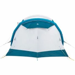 Hiking Clothing Quechua Air Seconds Fresh & Black, Inflatable Waterproof Family Camping Tent, 6 Person 2 Room