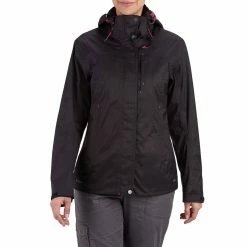 Quechua Women's Hiking Waterproof Rain Jacket Arpenaz 300 Hiking Clothing