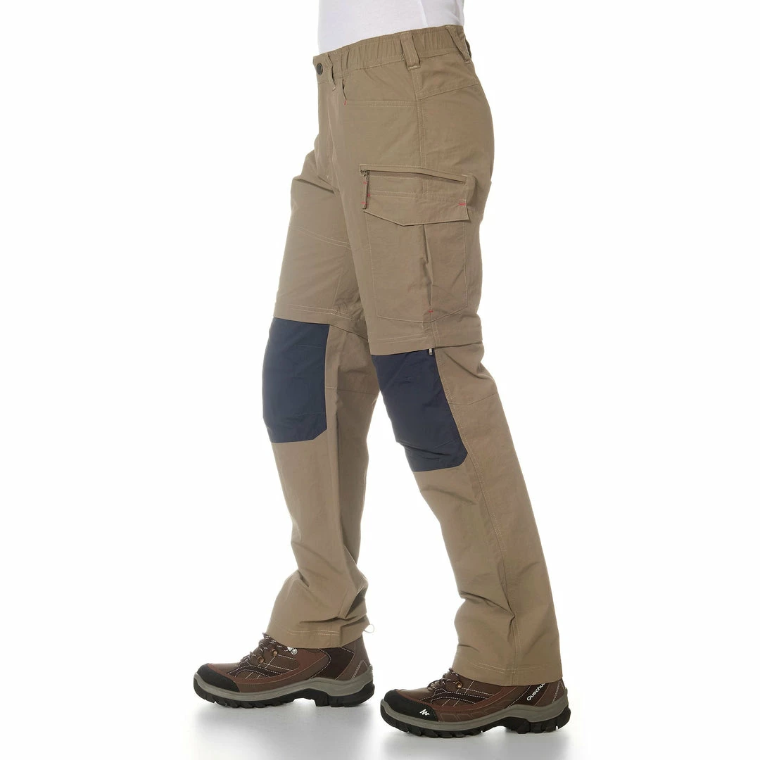 Hiking Clothing Men's Backpacking Zip-Off Pants Forclaz 100