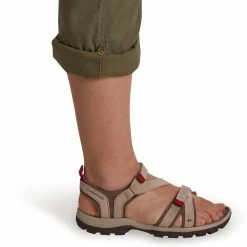 Forclaz Women's Travel Backpacking Pants Arpenaz 500 Hiking Clothing