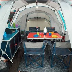 Quechua Air Seconds, Inflatable Waterproof Family Camping Tent, 4 Person Hiking Clothing