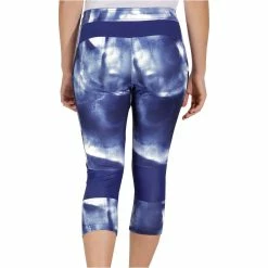 Quechua Forclaz 500 Women's Print Indigo Hiking Leggings