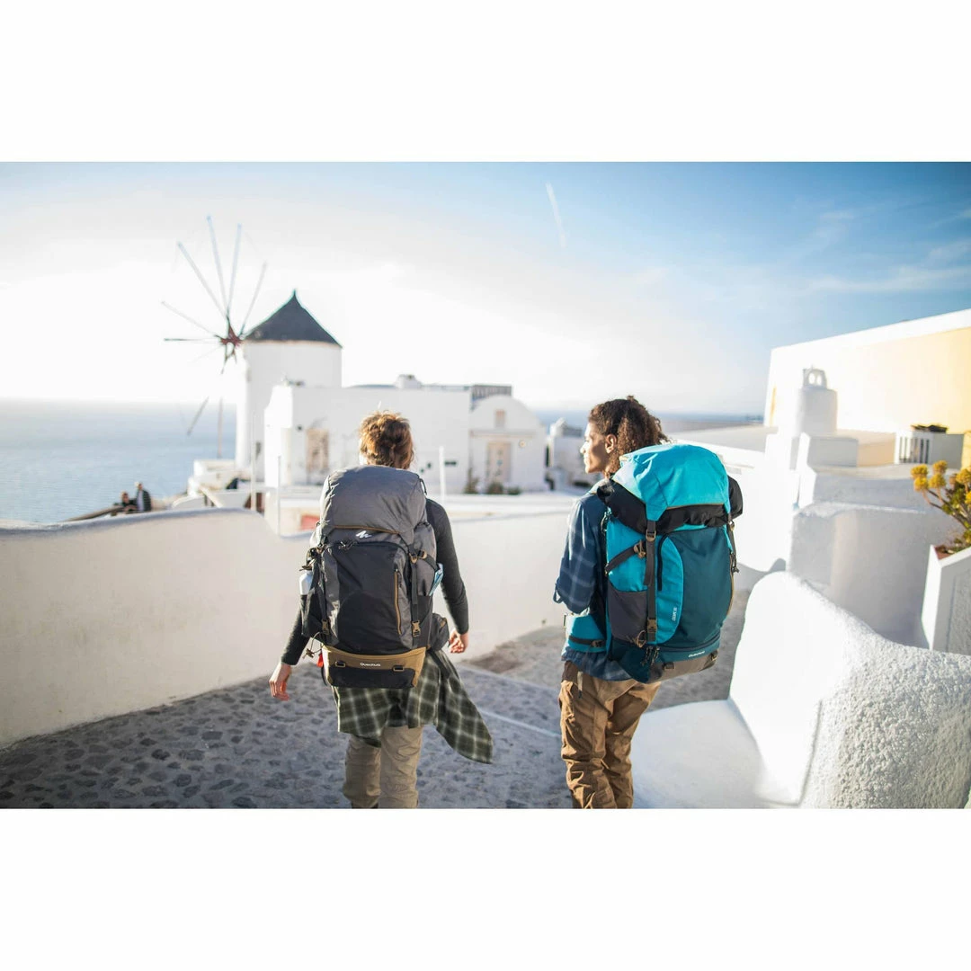 Forclaz Hiking Clothing Women's Travel Backpacking Warm Long-Sleeved Shirt Travel 100