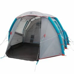 Quechua Air Seconds, Inflatable Waterproof Family Camping Tent, 4 Person Hiking Clothing