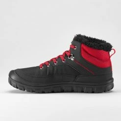 Quechua Junior Snow Hiking Warm Laceup Mid-Height Boots SH100 Hiking Clothing