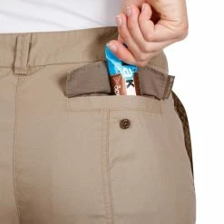 Forclaz Women's Travel Backpacking Pants Arpenaz 500 Hiking Clothing