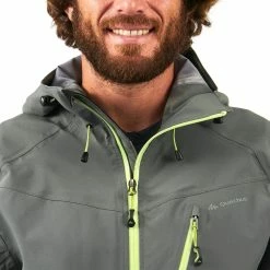 Quechua Hiking Clothing Mens Hiking Waterproof Rain Jacket Forclaz 400