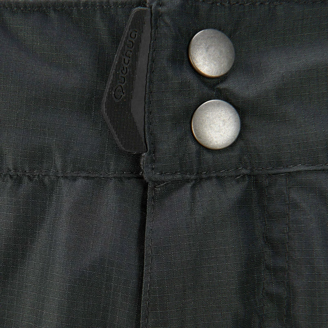 Quechua 100, Waterproof Hiking Rain Overpants, Men's