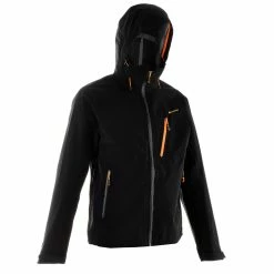 Quechua Hiking Clothing Mens Hiking Waterproof Rain Jacket Forclaz 400