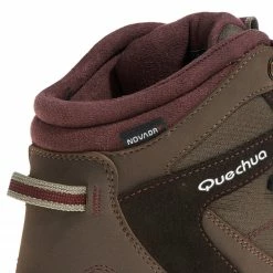Quechua Women's Hiking High-Rise Waterproof Boots Forclaz 100 Hiking Clothing