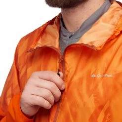Quechua Hiking Clothing Men's Hiking Windproof Fast Jacket Helium Wind 500