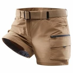 Forclaz Hiking Clothing Women's Travel Backpacking Zip-Off Pants Travel 500