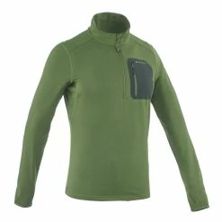 Quechua Hiking Clothing Men's Snow Hiking Long-Sleeve T-Shirt Forclaz 500