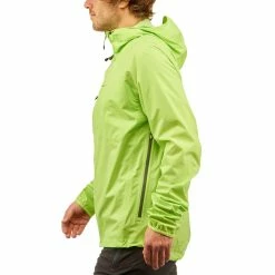 Quechua Men's Hiking Waterproof Rain Jacket Helium Rain 500 Hiking Clothing