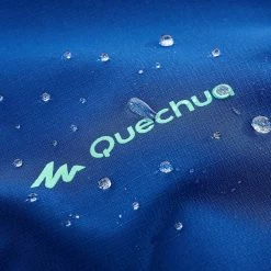 Quechua Hiking Clothing Forclaz 100 Women's Gray Rain Hiking Jacket