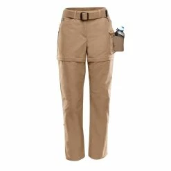 Forclaz Hiking Clothing Women's Travel Backpacking Zip-Off Pants Travel 500