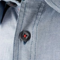 Forclaz Hiking Clothing Men's Travel Backpacking Long-Sleeved Shirt Arpenaz 100