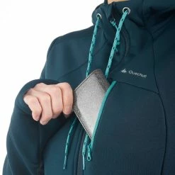 Quechua Women's Hiking Fleece Jacket Forclaz 400 Hiking Clothing