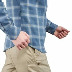 Forclaz Hiking Clothing Women's Travel Backpacking Warm Long-Sleeved Shirt Travel 100