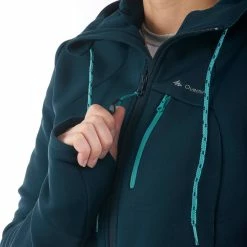 Quechua Women's Hiking Fleece Jacket Forclaz 400 Hiking Clothing