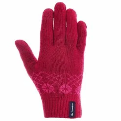 Quechua MH100, Knitted Hiking Gloves, Kids'