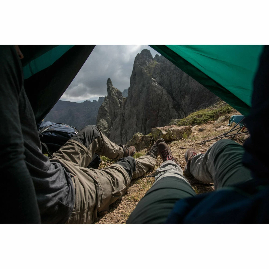 Hiking Clothing Men's Backpacking Zip-Off Pants Forclaz 100