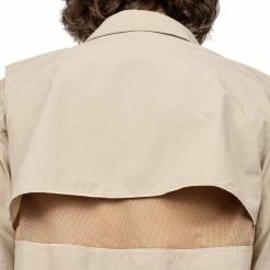 Forclaz Men's Backpacking Long-sleeved Shirt Desert 500 Hiking Clothing