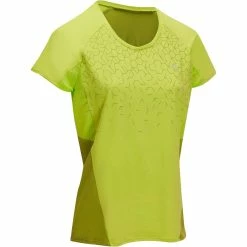 Quechua Women's Hiking Short-Sleeve T-Shirt Techfresh 100 Hiking Clothing