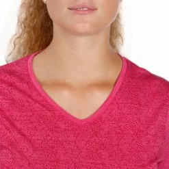 Forclaz Hiking Clothing Women's Travel Backpacking Wool T-Shirt Techwool 155