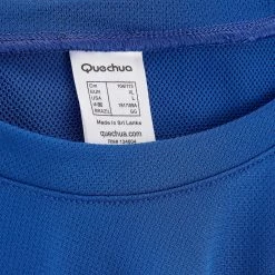 Hiking Clothing Quechua Tech Fresh 100, Short-sleeved Hiking T-Shirt, Men's