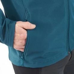 Forclaz Hiking Clothing Men's Backpacking Softshell Jacket Windwarm 100