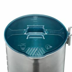 Forclaz Trek 500, 1.6 L Stainless Steel 2-Person Hiking Cookset Hiking Clothing