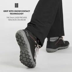 Quechua SH100 Warm, Waterproof Mid Hiking Boots, Women's Hiking Clothing