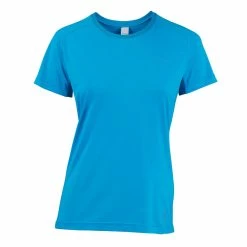 Quechua Techfresh 50 Women's Short-Sleeved Hiking T-Shirt - Blue Hiking Clothing